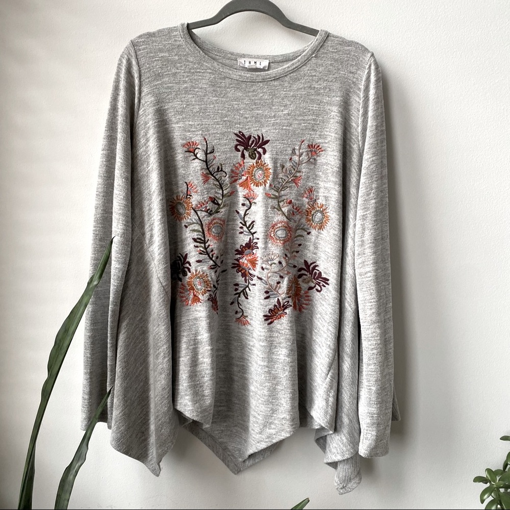 THML Embroidered Swing Top